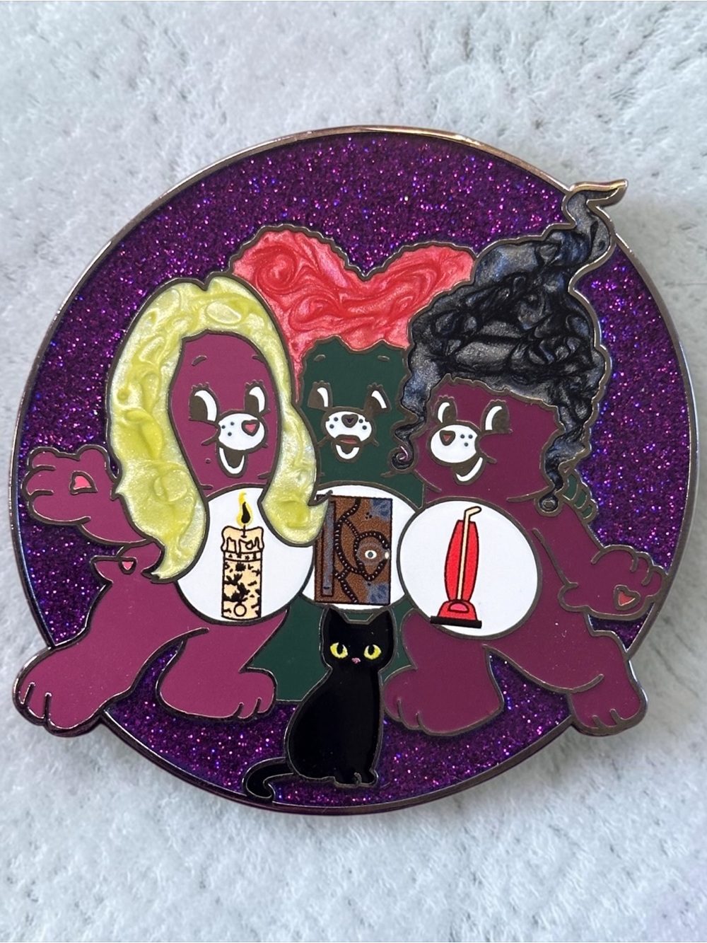 Hocus Pocus Sanderson Sisters Carebears Fantasy Pin